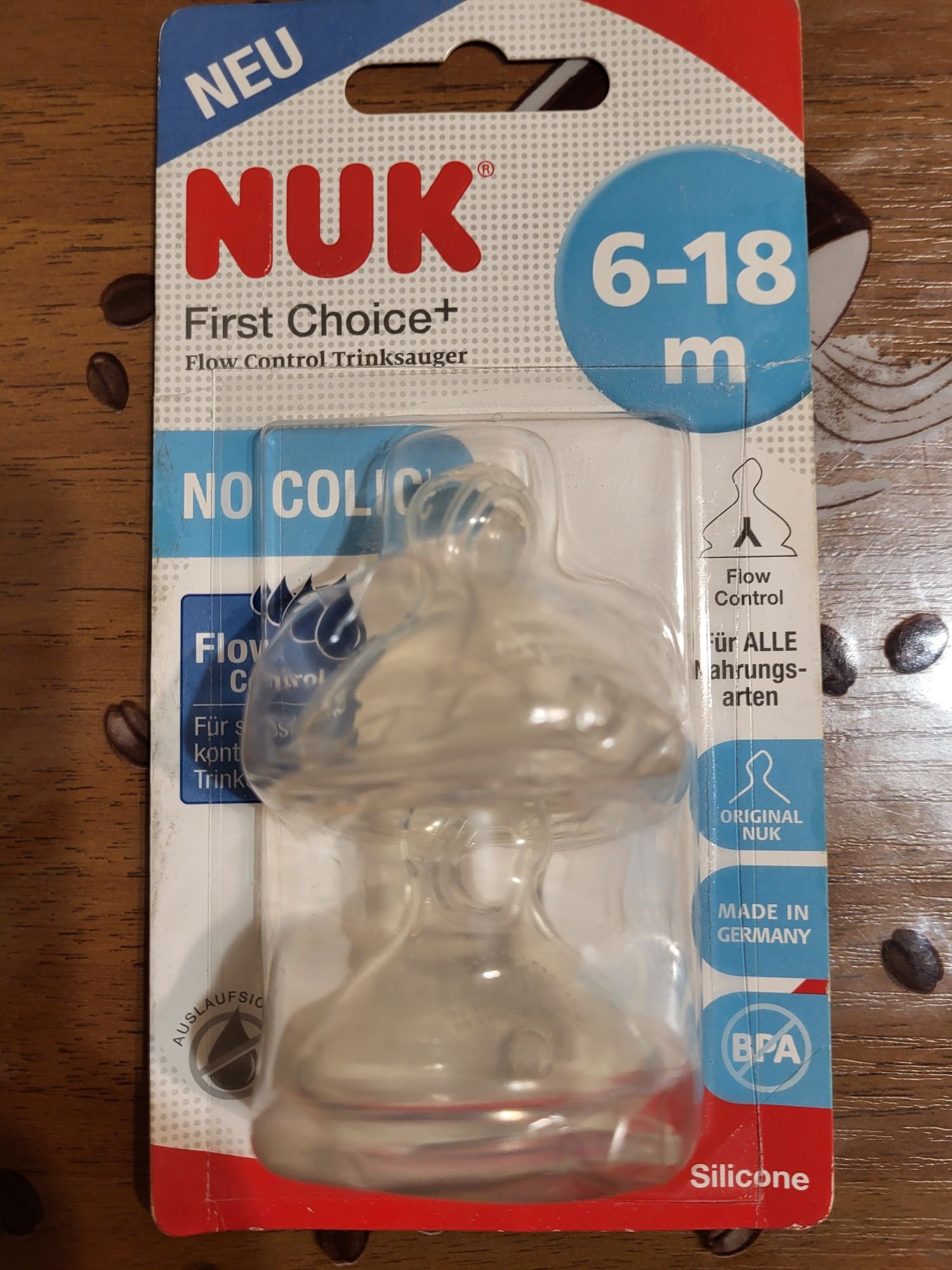 Nuk Змінні соски на пляшку NUK First Choice + Flow Contr 2 шт