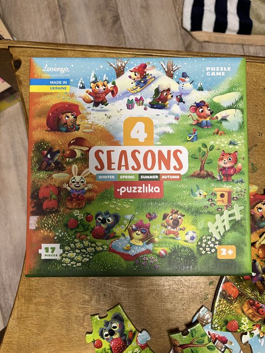Пазли дитячі пори року
