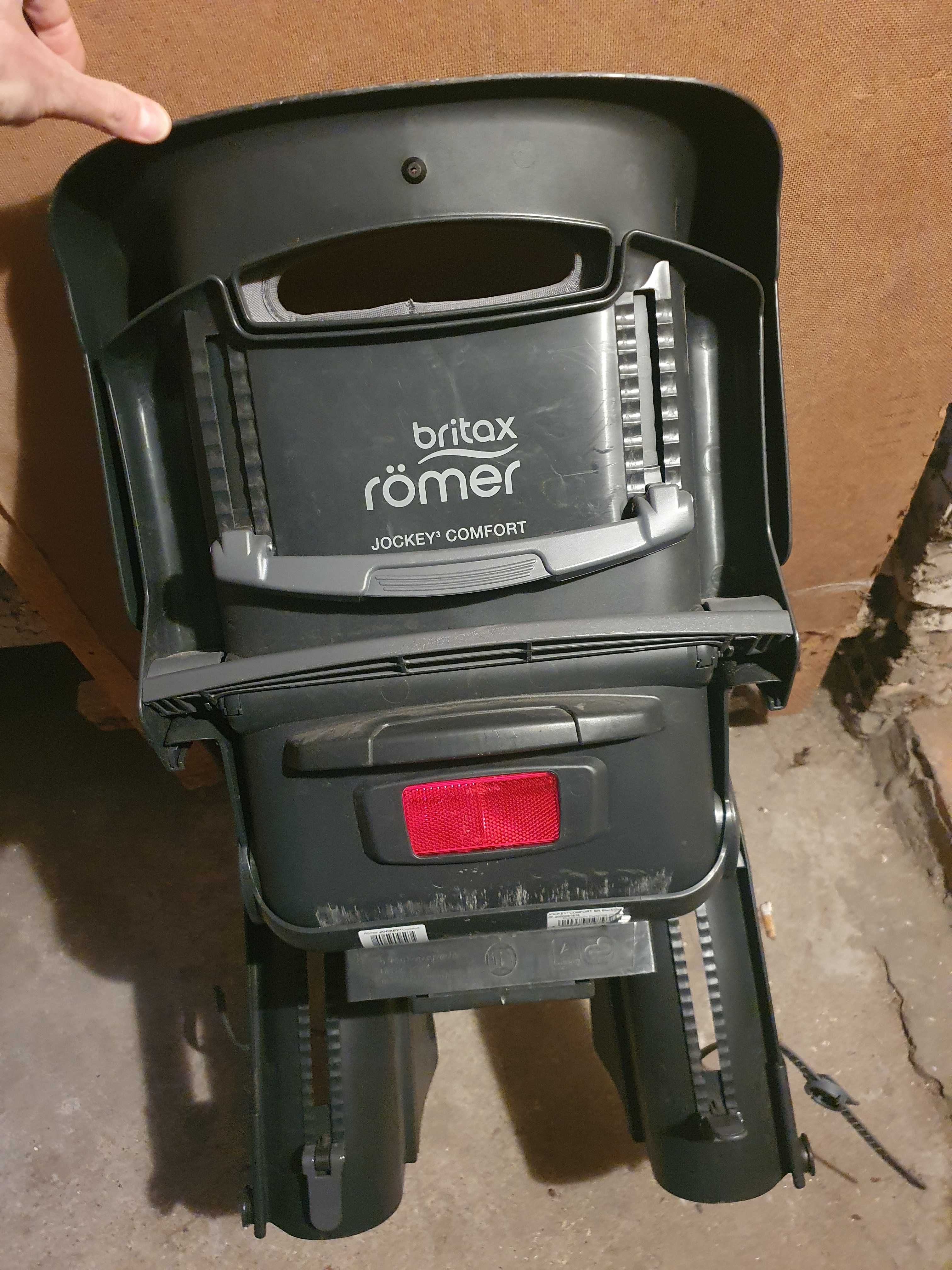 Fotelik rowerowy Britax Romer Jockey 3 Comfort Super stan 2 uchwyty