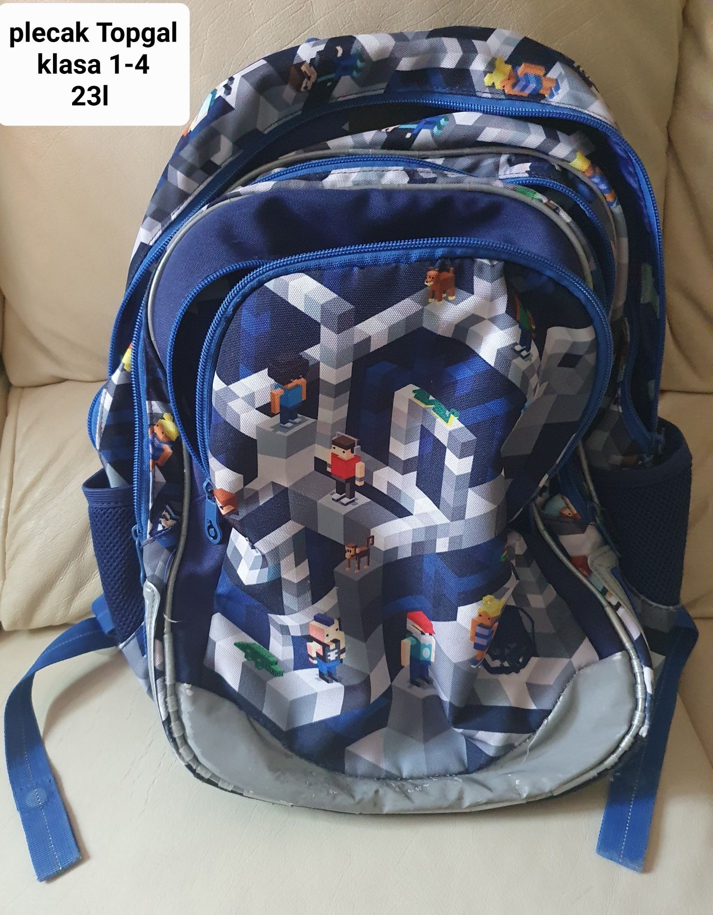Plecak minecraft  Topgal 23 l  klasa 1-4