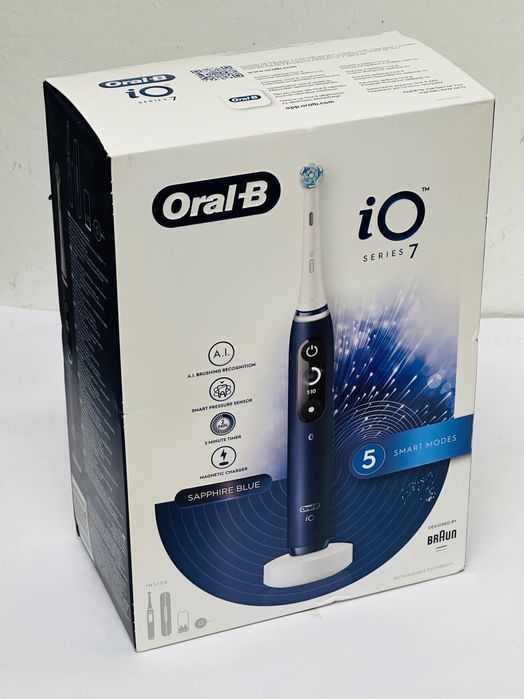 Szczoteczka elektryczna Oral-B IO series 7 Sapphire Blue Nowa !