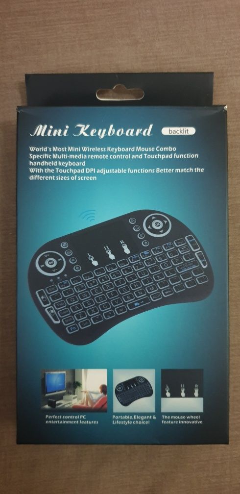 Mini Keybord NOVO multiusos, suporta OTG