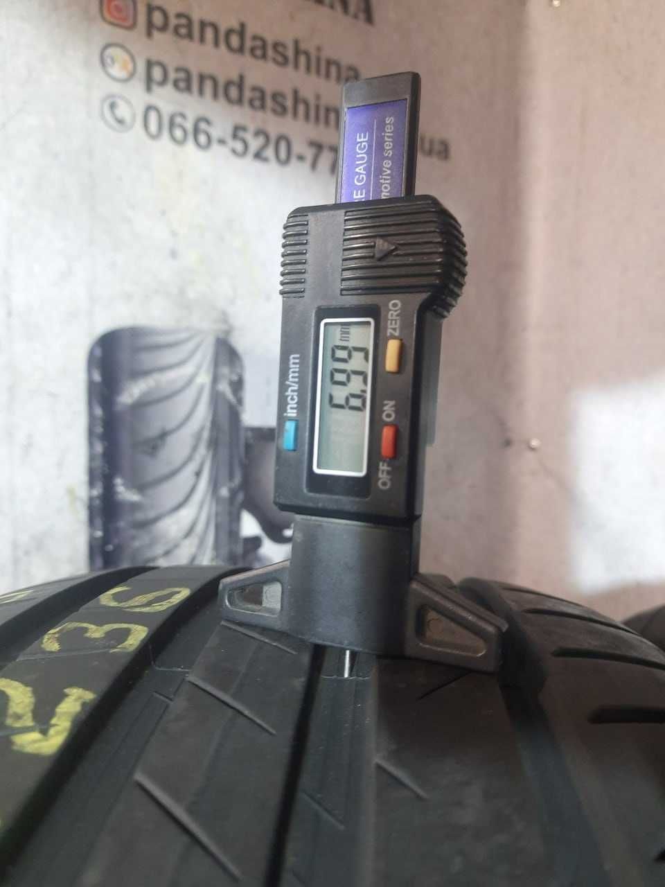 Шини 6,5-7мм 225/55 R17 VREDESTEIN Ultrac б/у літо склад
