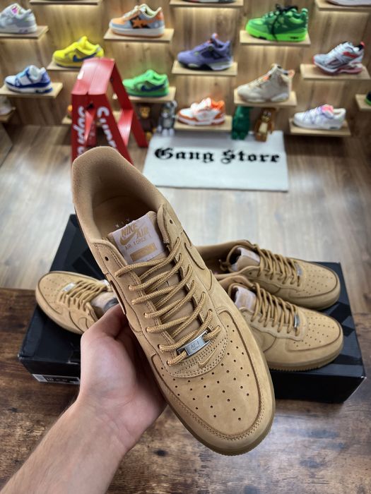 Кросівки Nike Air Force 1 Low x Supreme Beige