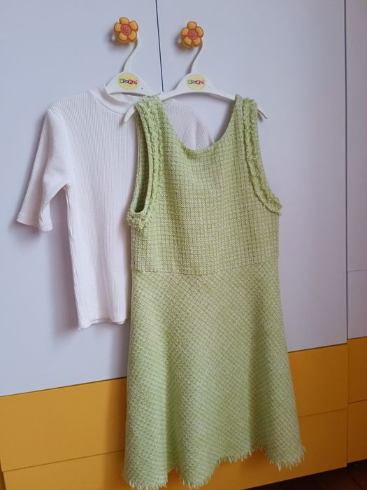 Твідова сукня сарафан zara 152