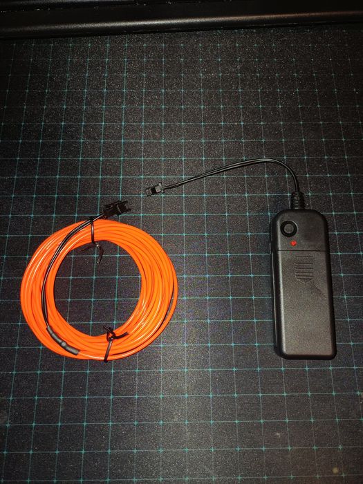 Taśma kabel LED pomarańczowa 5m