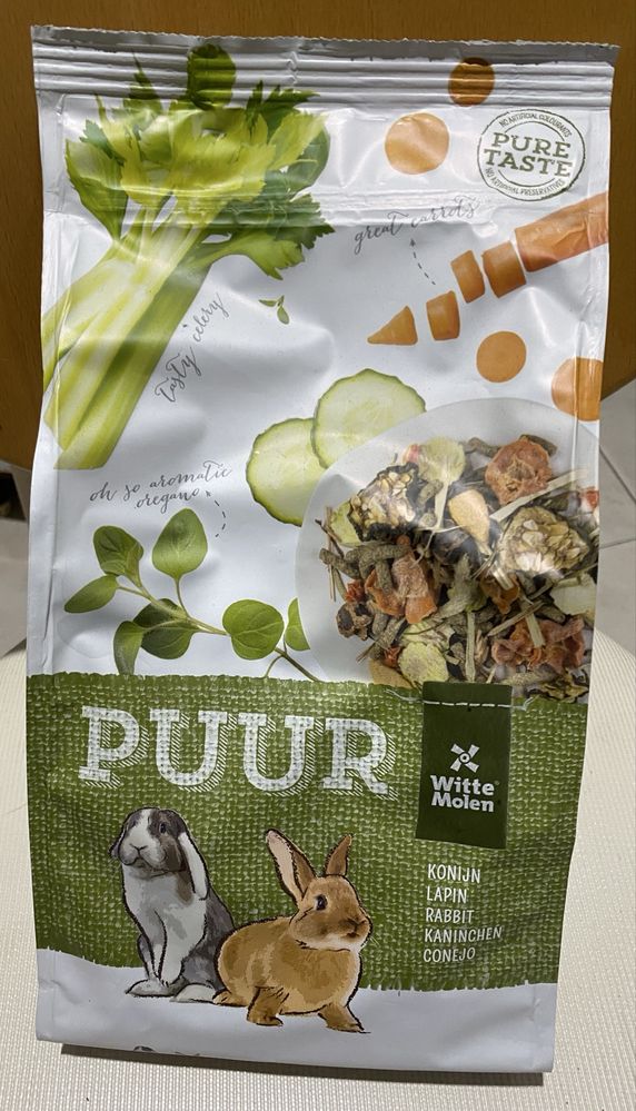 Alimento para coelho