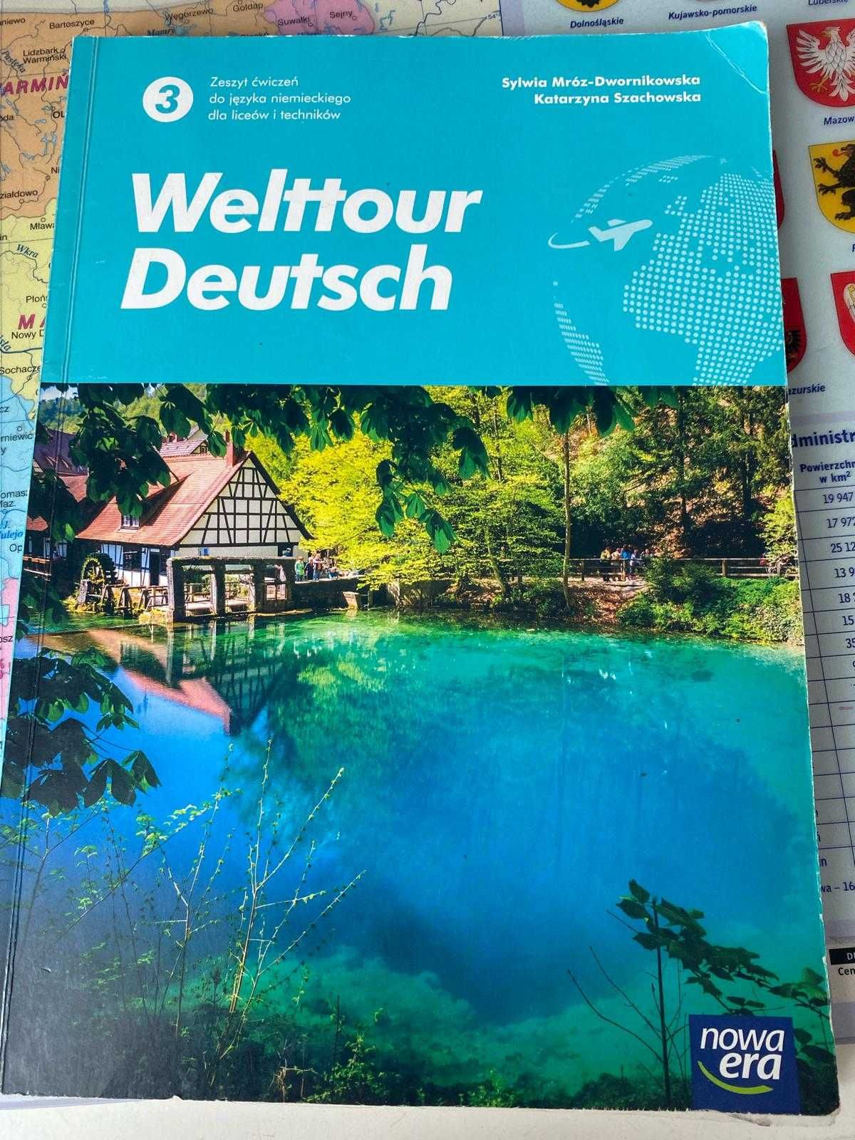 Podrecznik plus cwiczenia do niemieckiego. Welttour Deutsch 3