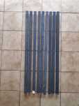 Postes quadrados vedação (30MMX30MMx1M) CINZA