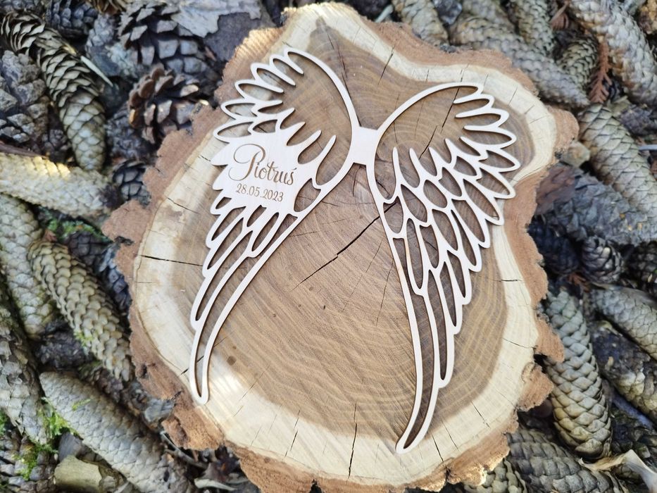 Skrzydła anioła*makra*ozdoba do pokoju dziecka