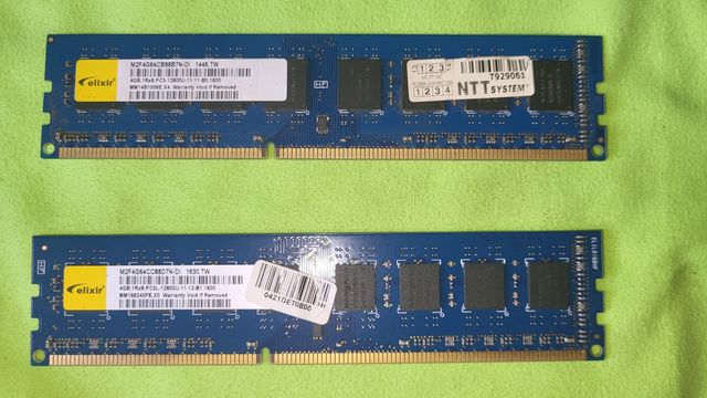 pamięć ram elixir 2x4GB DDR3 1600MHz