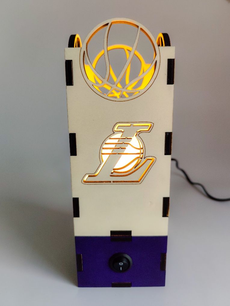 Lampka LA LAKERS Sklejka 6mm