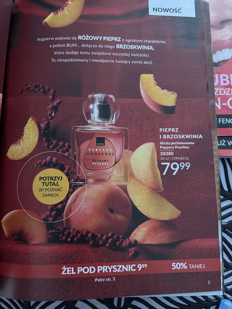 Wody perfumowane Nowość Avon owocowo-kwiatowe