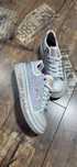 Diamentowe sneakersy sportowe cyrkonie logo  40