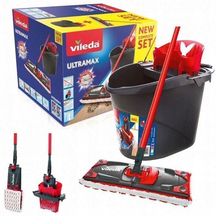 Vileda Zestaw Ultramax Box Mop+Wiadro+Wyciskacz