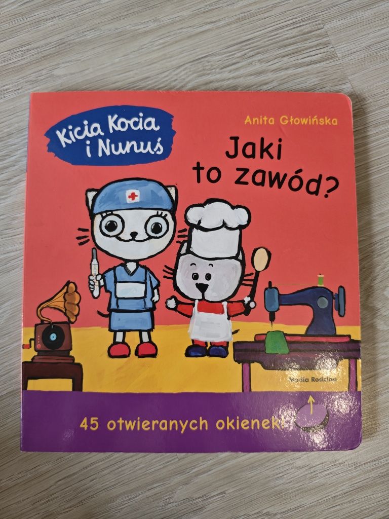 Książeczka z okienkami Kicia Kocia i Nunuś x5