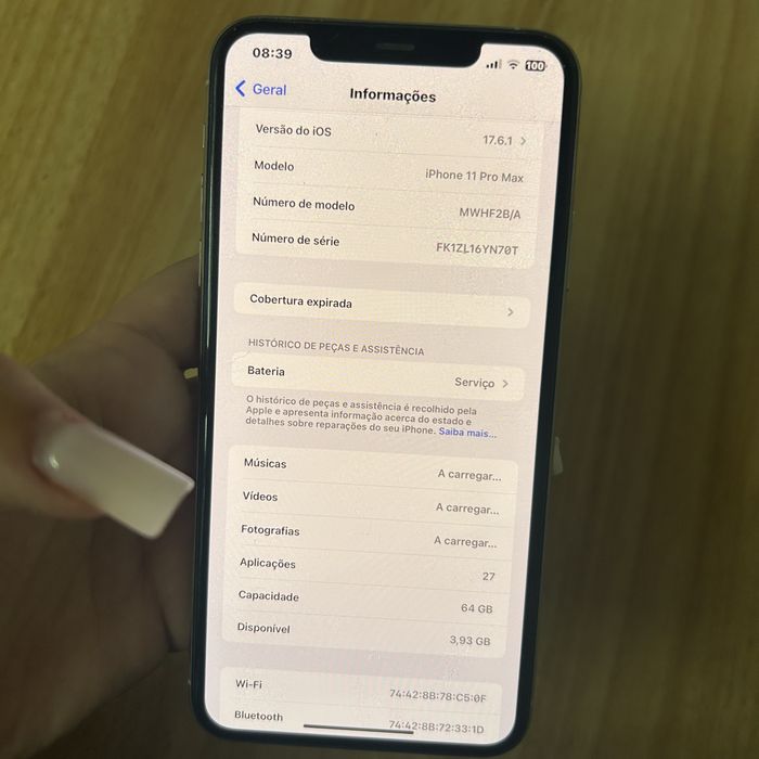 Iphone 11 pro max 64gb