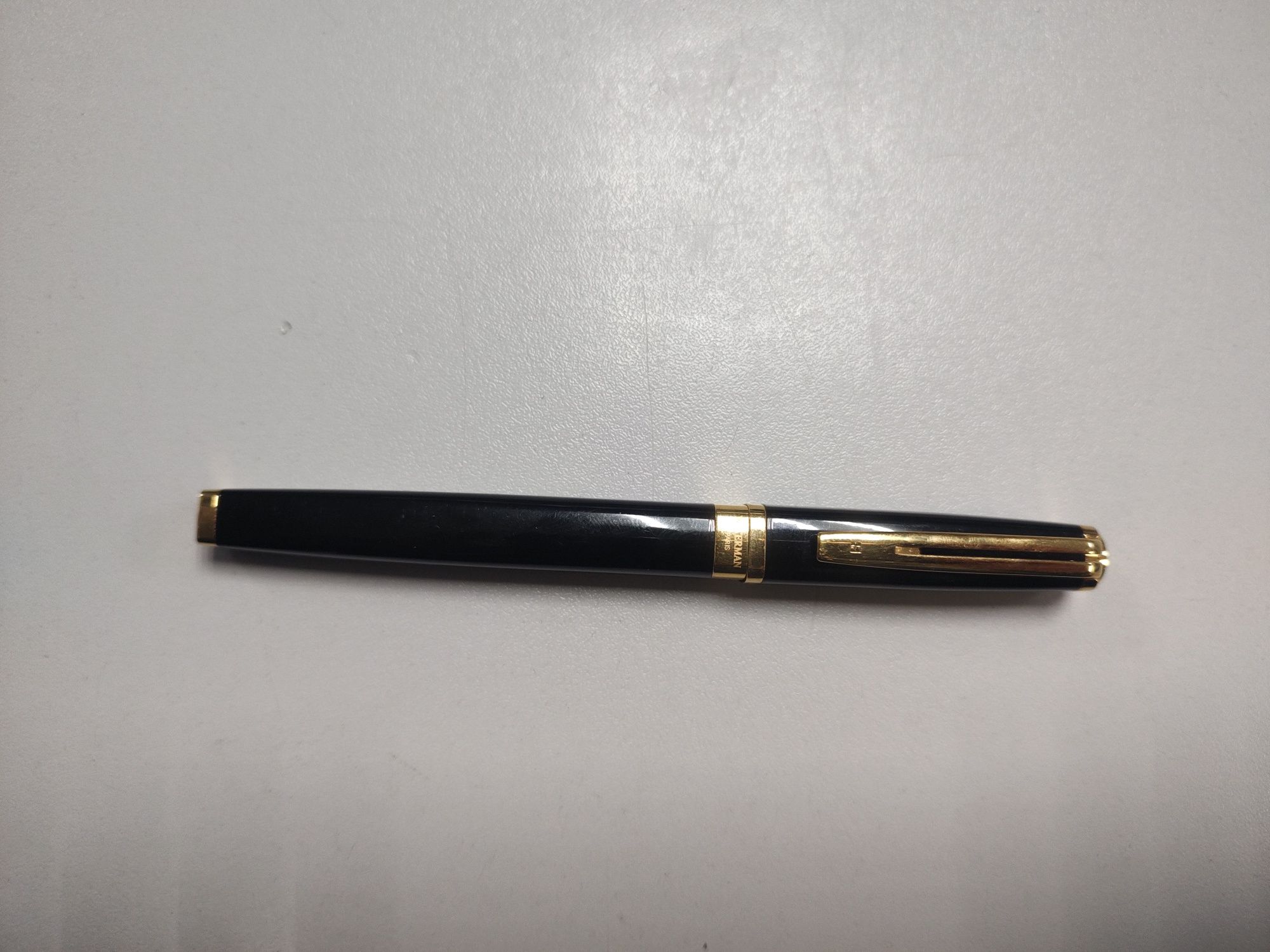 Ручка роллер Waterman EXCEPTION Slim Black GT RB 41 028