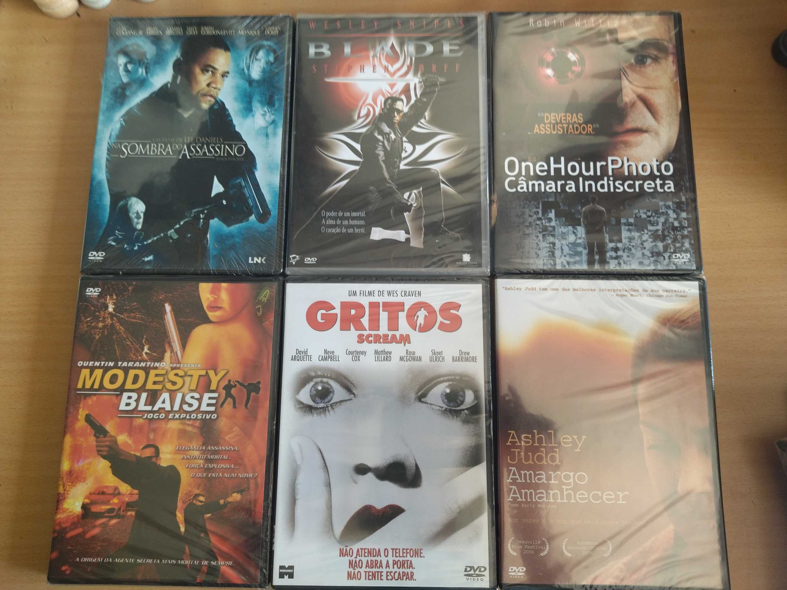 DVDs novos e selados