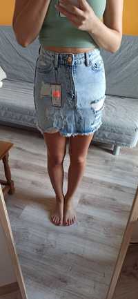 Spódnica mini dżins