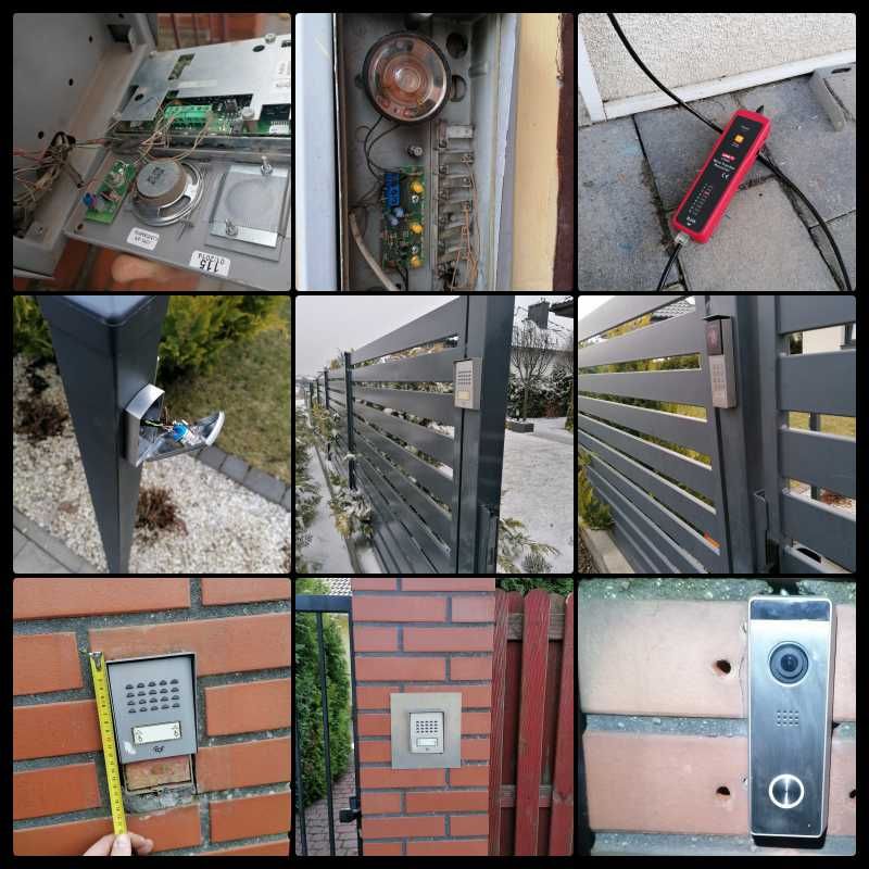 Serwis bram wjazdowych, domofony,wideodomofony , instalacje elektryczn