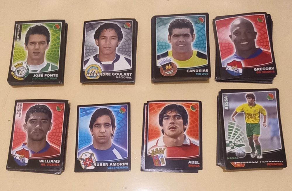 Panini Futebol 2005/2006, cromos avulso.