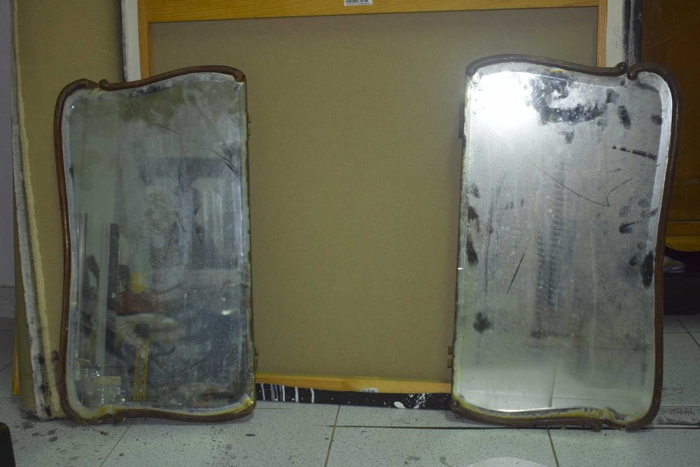 Espelhos de toucador vintage – 2 unidades