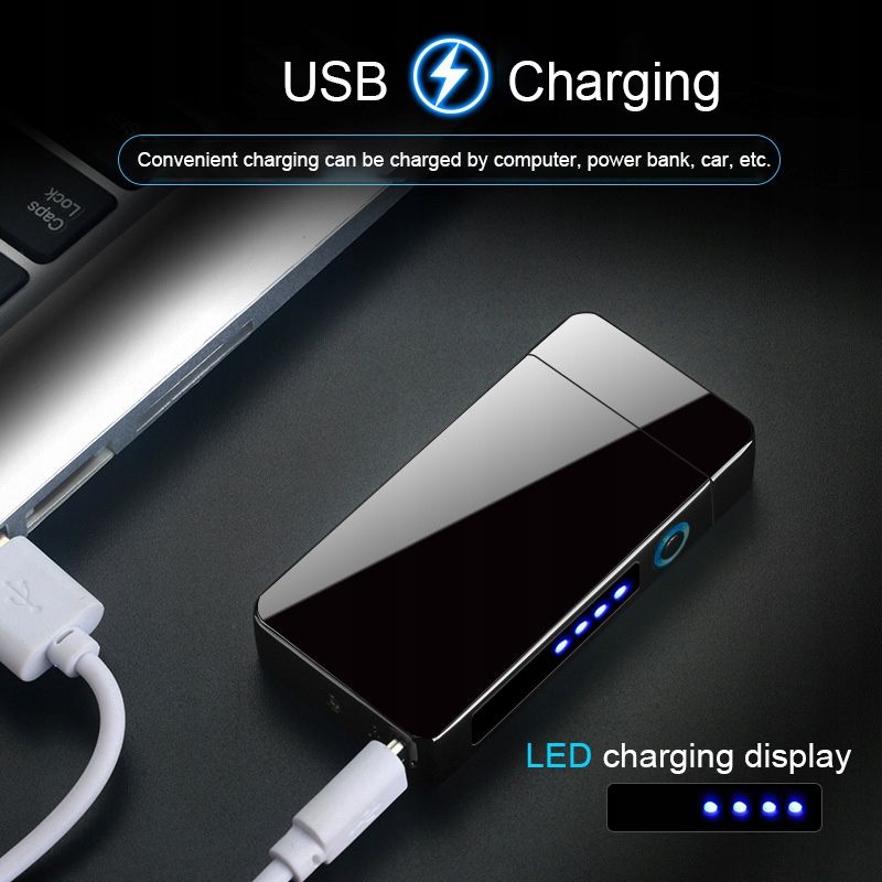 Zapalniczka Plazmowa Różne Kolory Elektryczna Usb Prezent