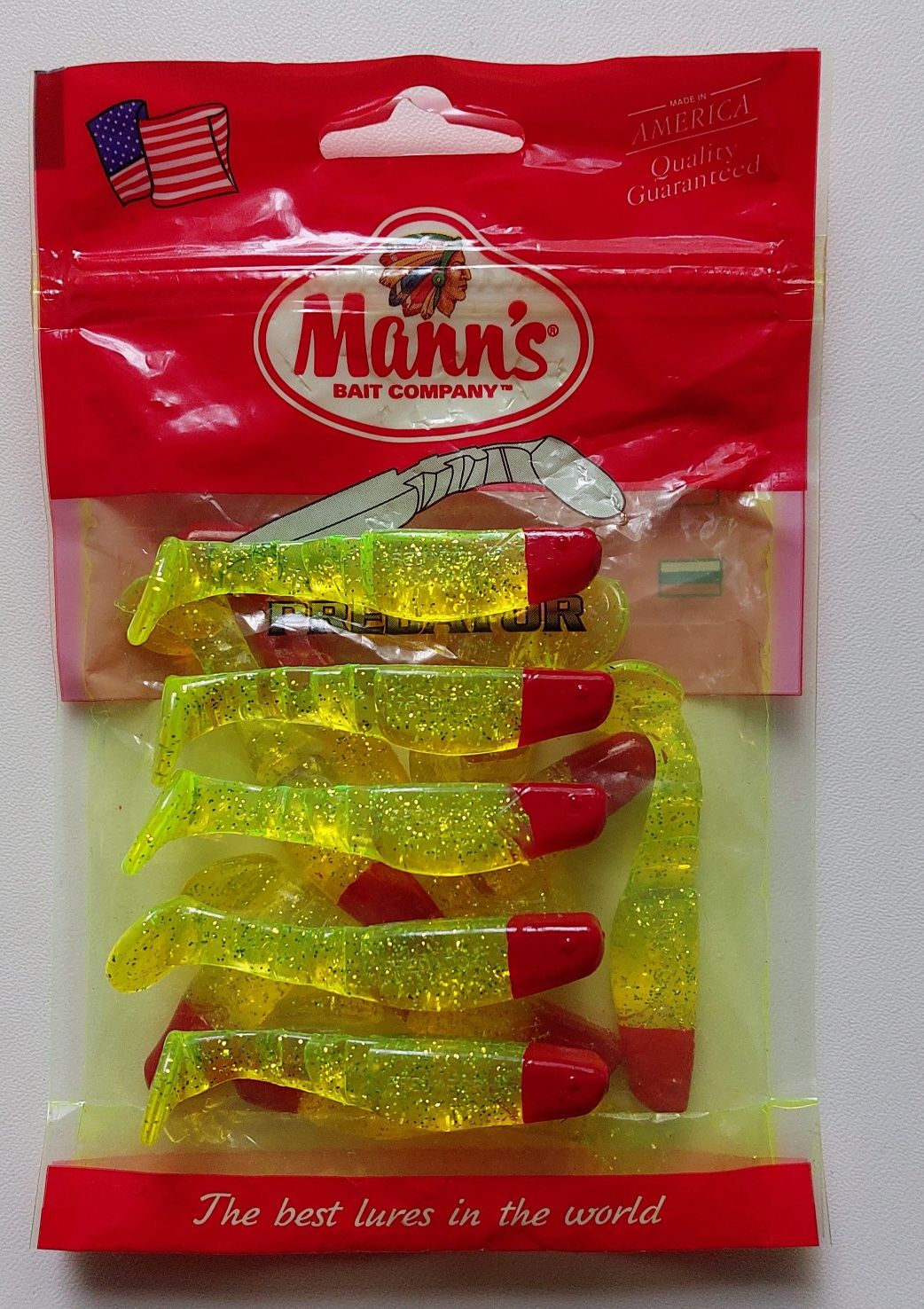Силиконовые приманки Manns Predator 3" и 2.5"  распродажа