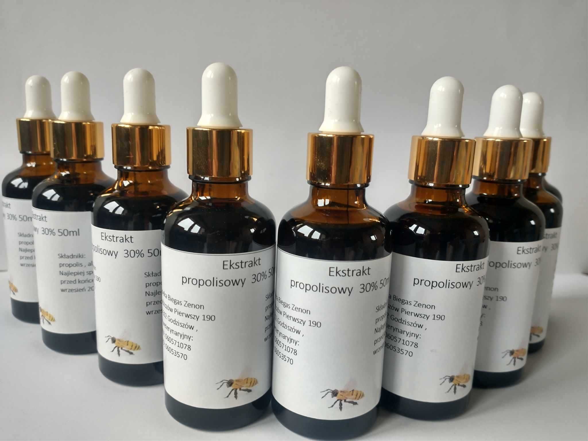 Propolis 50ml 30% ekstrakt kit pszczeli pasieka Solidne krople