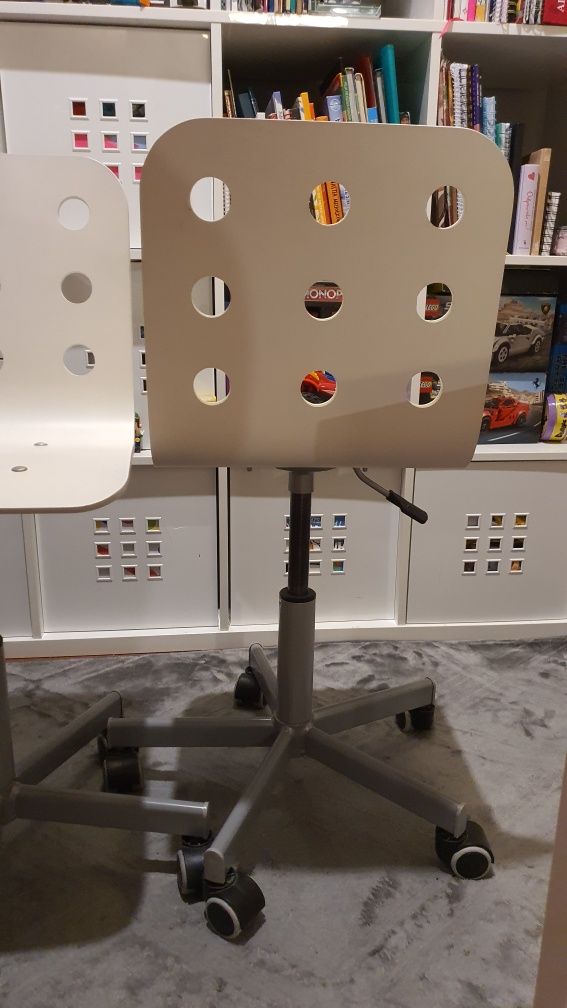 Krzesło dziecięce białe Ikea stan bdb, Warszawa Mokotów
