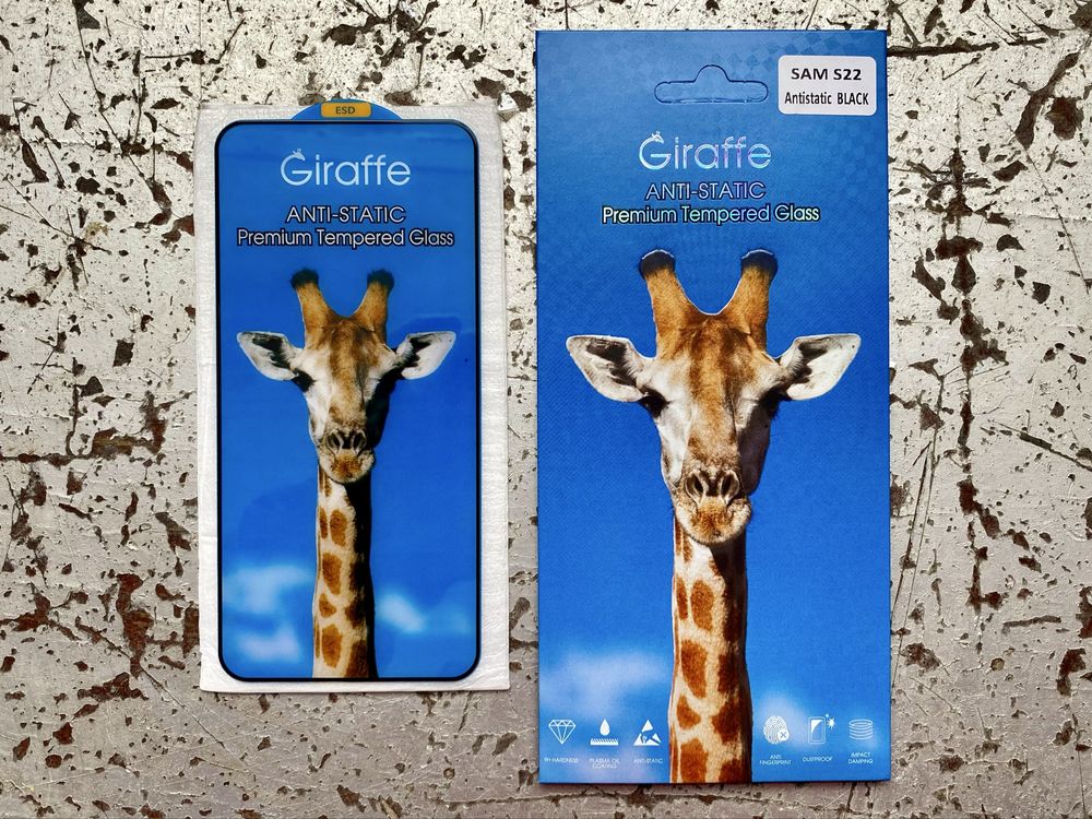 Защитное стекло Giraffe Anti-static для Samsung S21FE S22 S22+ самсунг