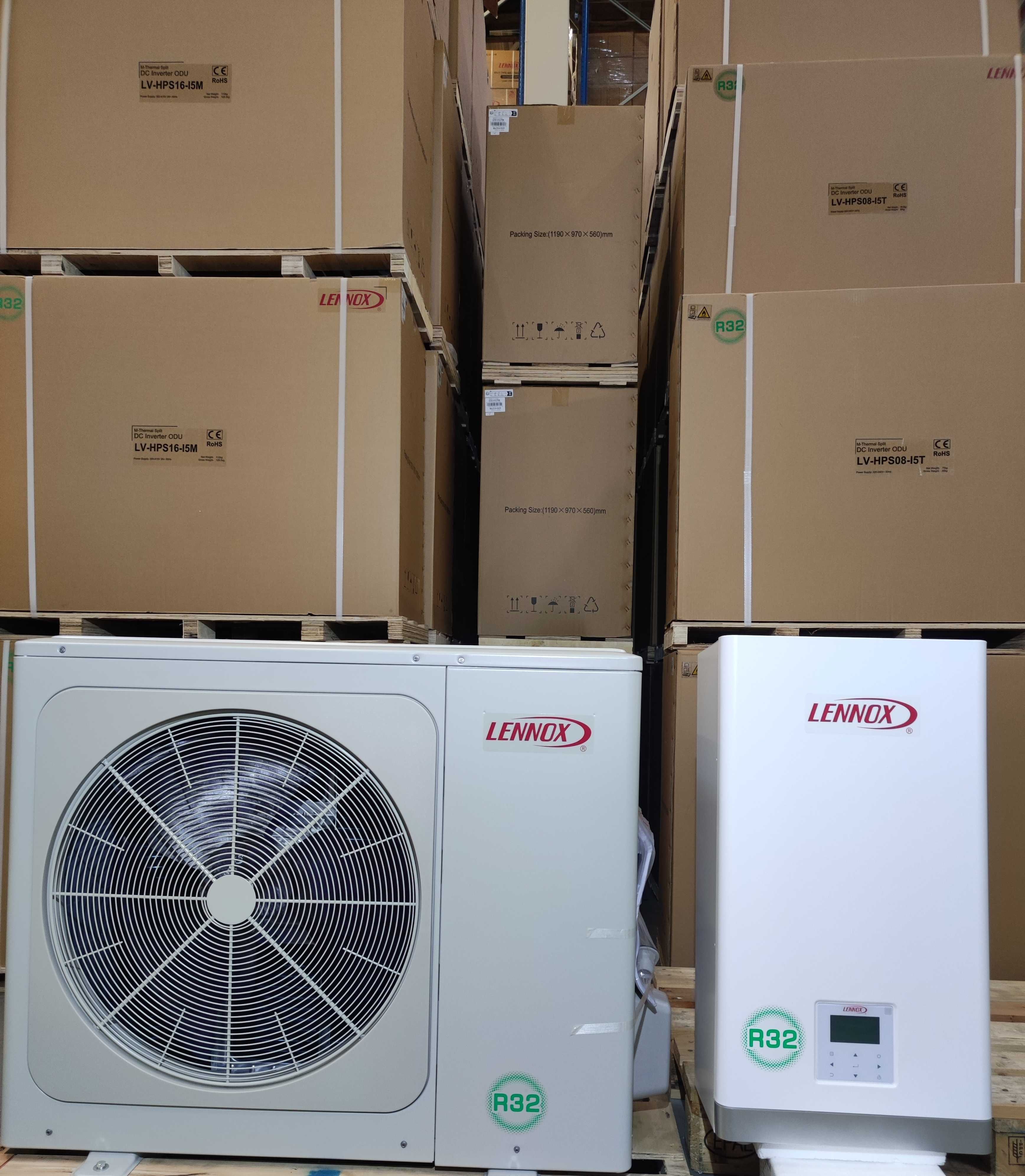 Lennox, Monoblok, Splity, Pompy ciepła, Klimakonwektory, system VRF,