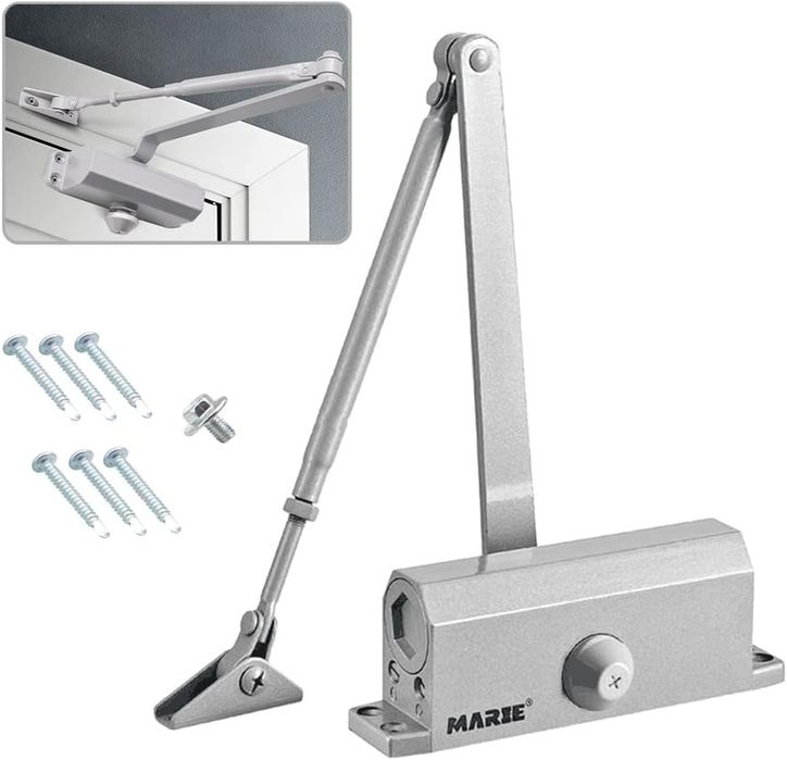 Uniwersalny Sprężynowy samozamykacz drzwi marie 1102d-s