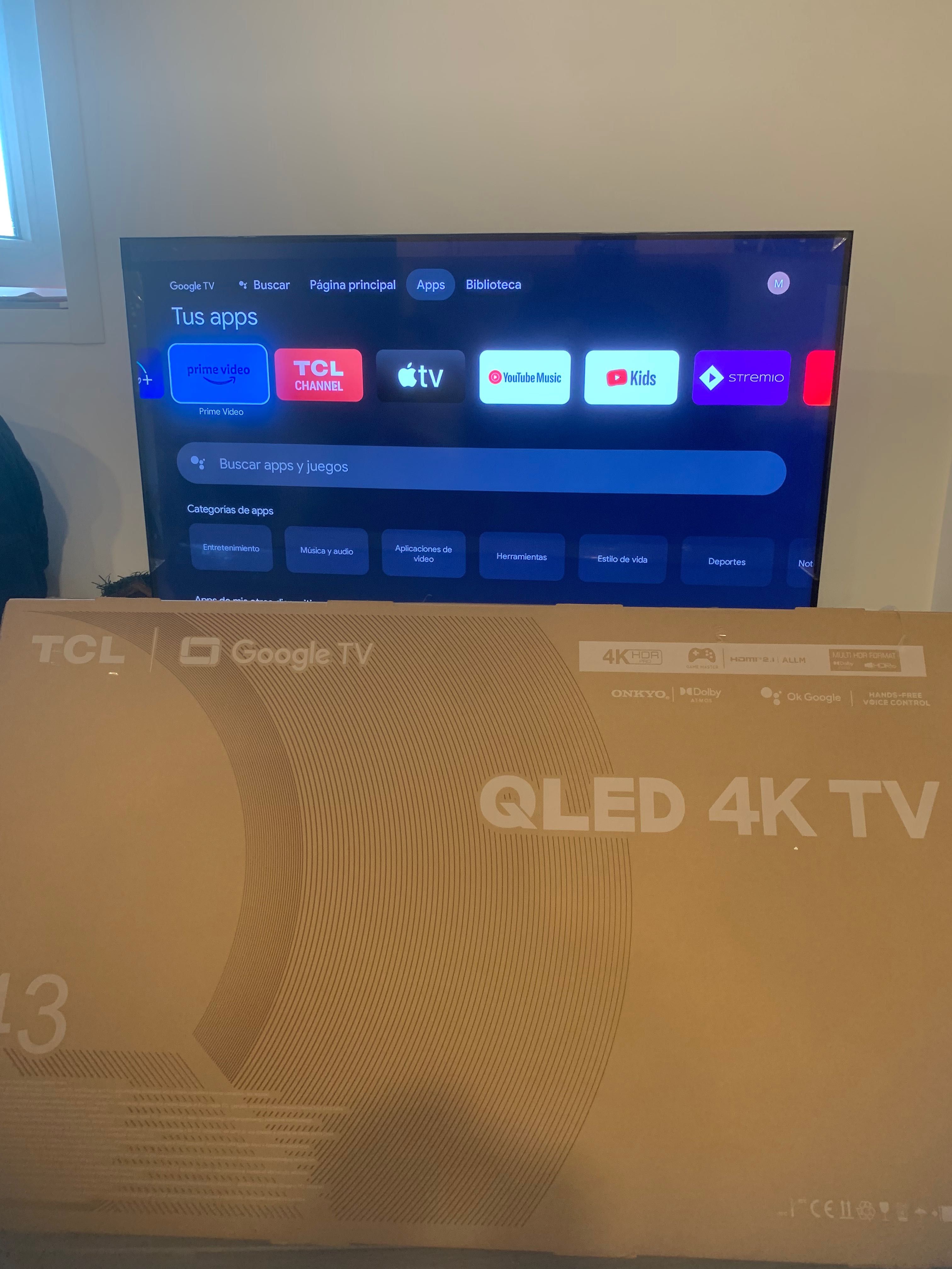 QLED 4K TCL 43 pulgadas