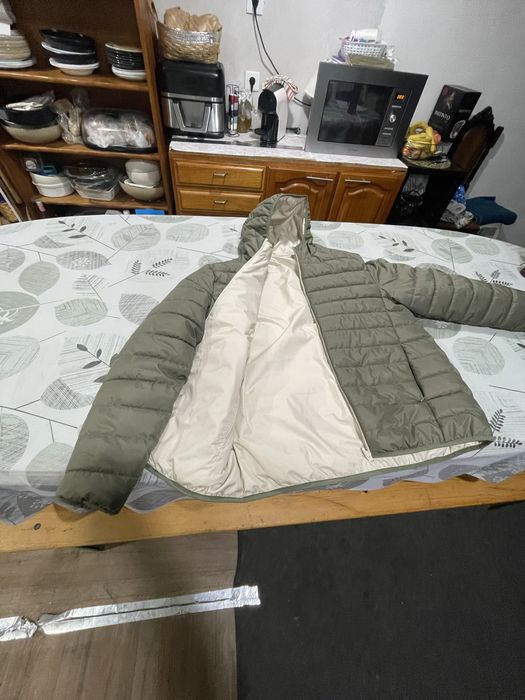 Casaco de inverno reversivel homem