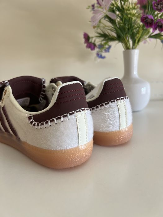 Adidas Samba Wales Bonner Brancos e Bordeux Mulher