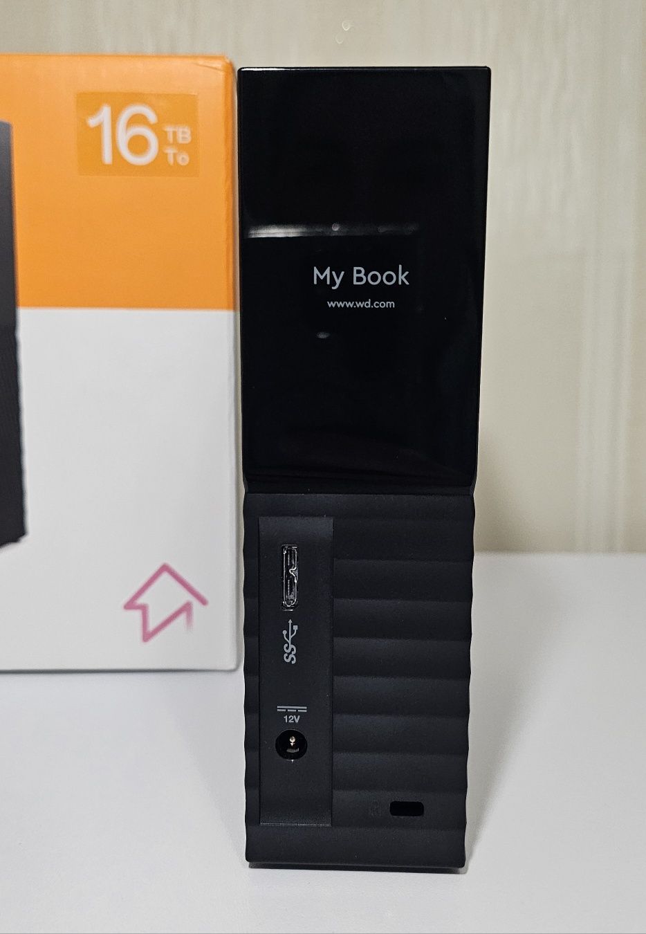 Внешний жесткий диск 3.5" USB 16.0TB WD My Book Black (WDBBGB0160HBK-E
