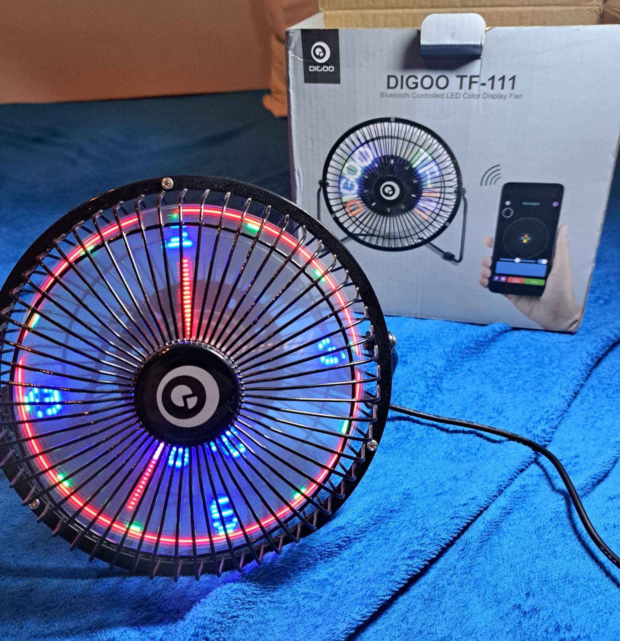 Digoo DG-TF111 (Ventilador Display Colorido bluetooth)