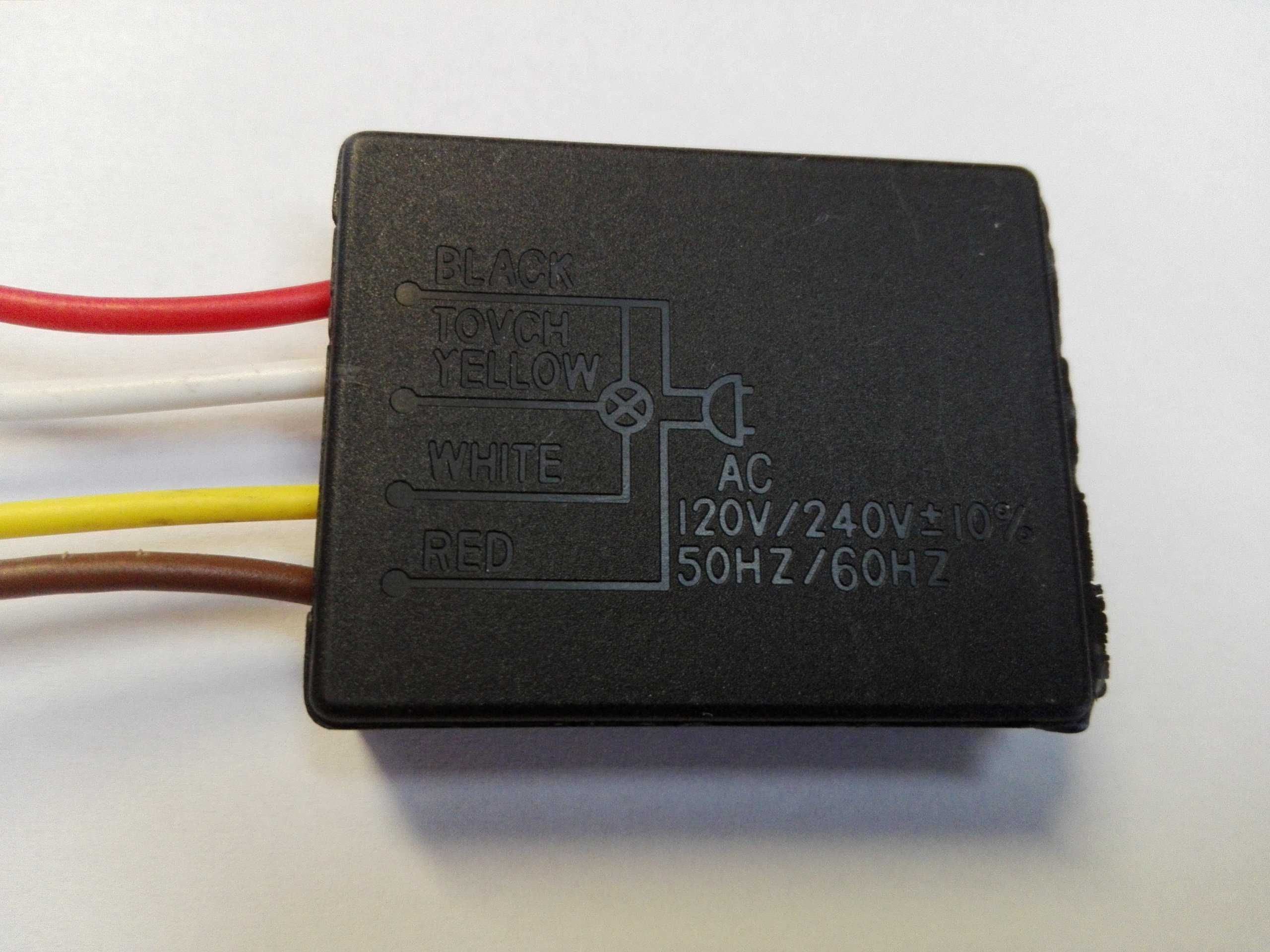 OKAZJA - układ elektroniczny dotykowego wyłącznika do lampki