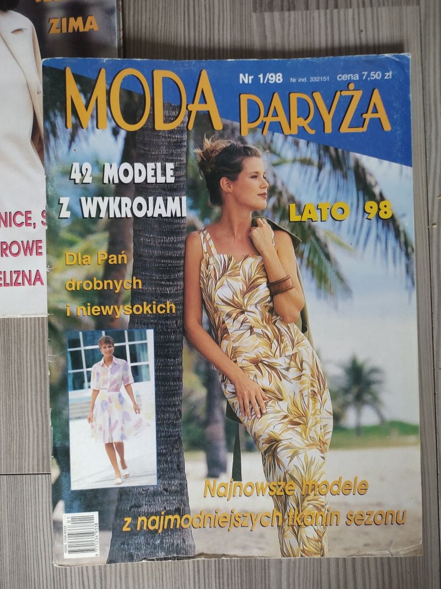 Moda Paryża 2 szt. wykroje magazyn