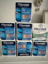 Igły do nakłuwaczy Lancety kolorowe MicroLet
