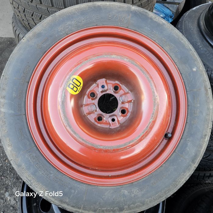 Koło dojazdowe 125/80/16 Alfa Romeo Mito Fiat Bravo Lancia 4x98