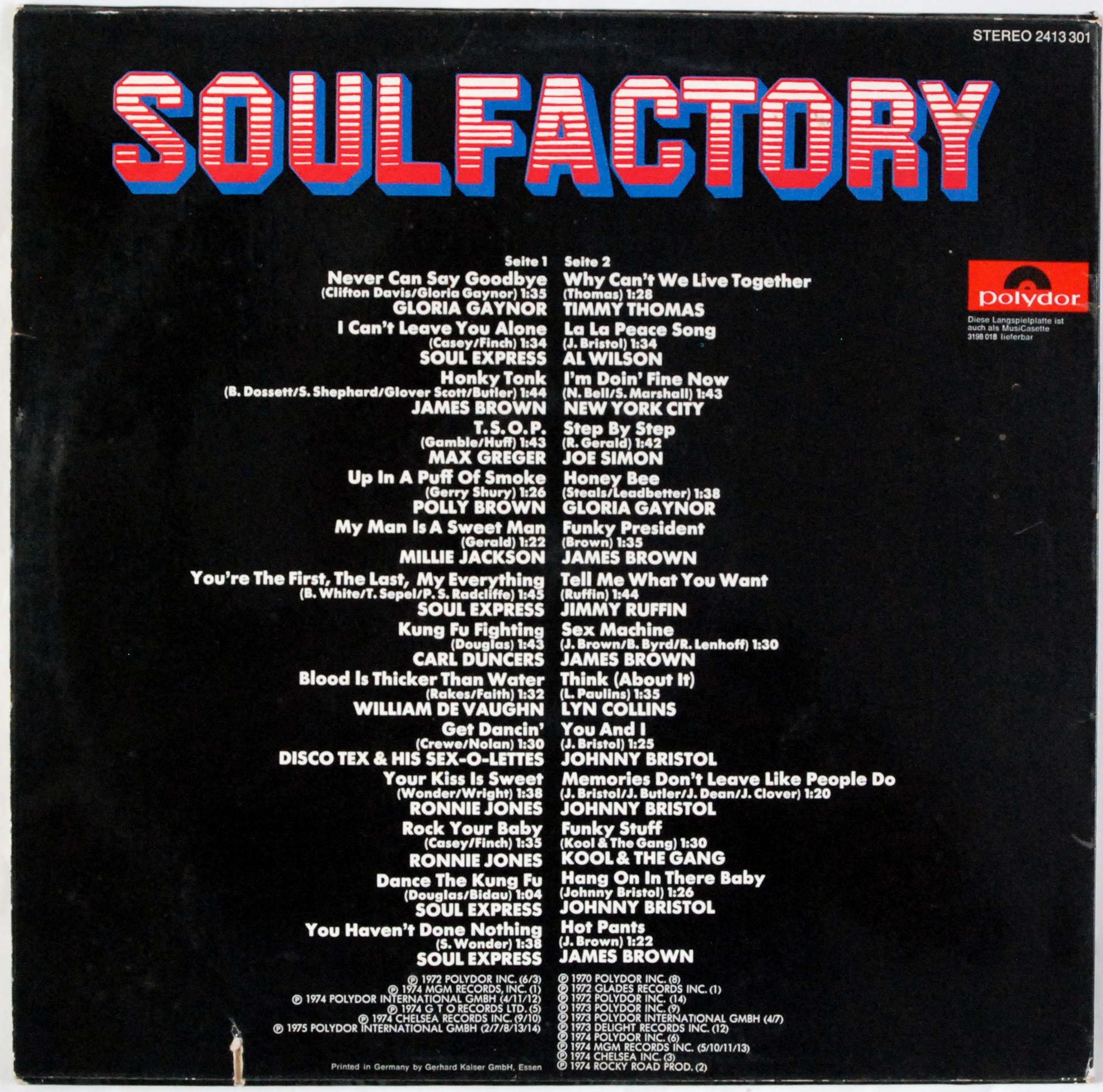 VA - Soul Factory (Polydor, Germany)