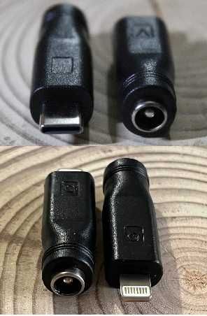 Переходник адаптер DC 5,5х2,1 USB Micro Mini Type-C Lightning 3,5 GX16