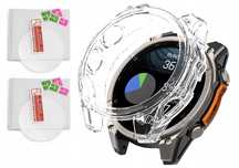 Zestaw Ochronny 2 X Szkło Hartowane 9H + Etui do Garmin Fenix 8 43mm