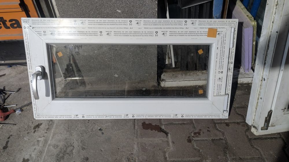 KR HAUS okno 100x50 rozwierno uchylne używane okna drzwi POZNAŃ