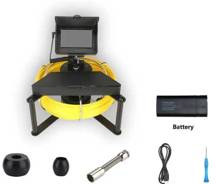 PROFESJONALNA Kamera Inspekcyjna 17MM/22MM HD IP68 5600MHA 10/20/30M