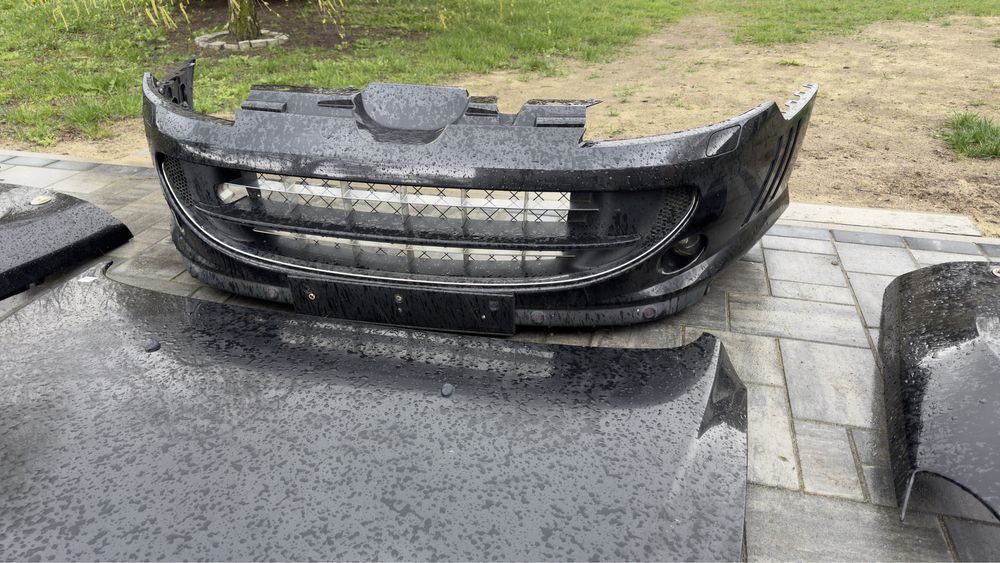 Peugeot 407 coupe zderzak maska blotniki chlodnica lampa Bixenon