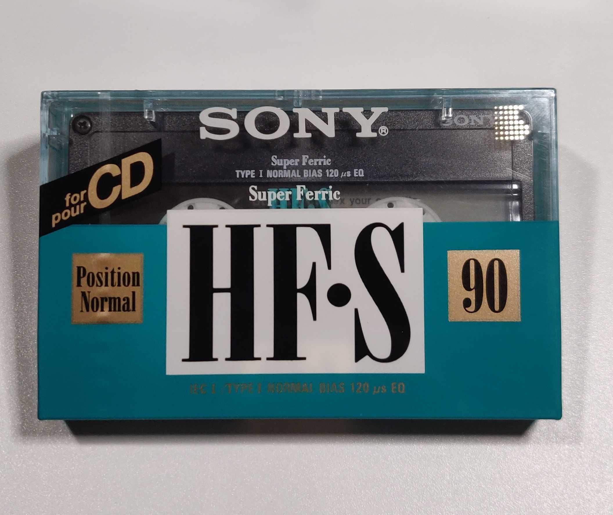 SONY HF-S 90 [1992 EUR] _новая аудио кассета в запечатанной упаковке